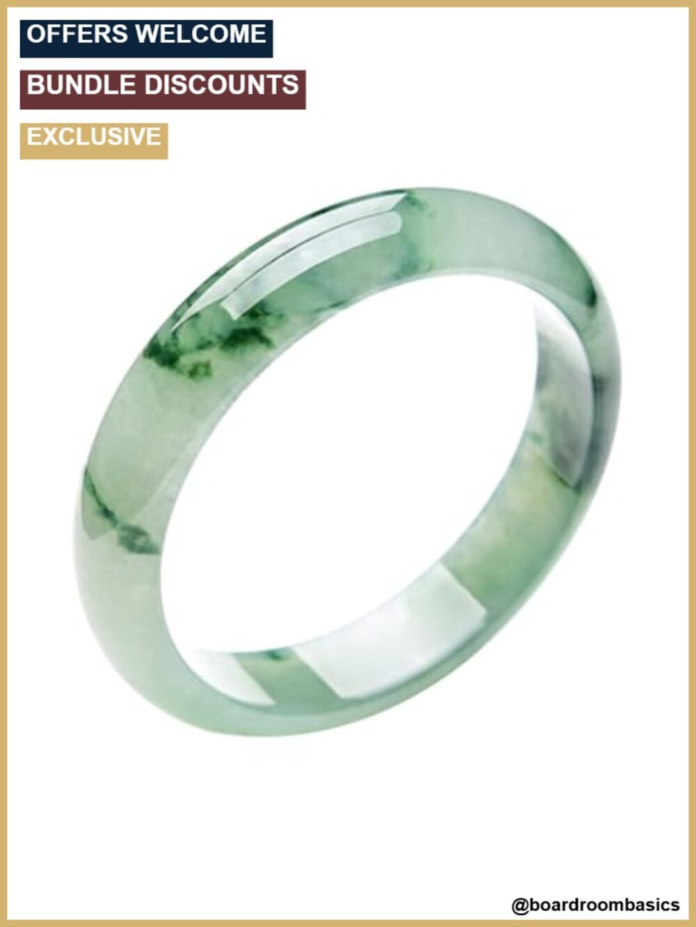 Floating Green Jade Bangle Bracelet for Women Narrow Feng Shui Good Luck